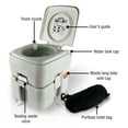 thumbnail image 4 of SereneLife 5.3 Gallon Portable Flushing Indoor Outdoor Travel Camping RV Toilet, 4 of 8