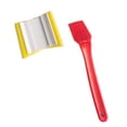 thumbnail image 3 of Siruishop Angled Edge Painting Brush 1" Nylon Sponge Pad Accessory for Ceiling and Trim Painting Easy to Use Multipurpose Lightweight Red, 3 of 8