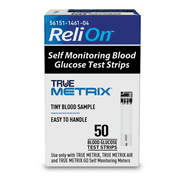 ReliOn TRUE METRIX Glucose Test Strips, 50 count
