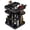Black, variant on 360° Rotating Makeup Organizer, Organizador De Perfumes Large Capacity Cosmetics Storage Vanity Shelf Countertop, Fits Cosmetics, Perfume, Skin Care, Lipsticks (Black)