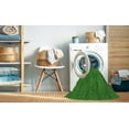thumbnail image 2 of Ahgly Company Machine Washable Indoor Square Transitional Green Area Rugs, 3' Square, 2 of 7