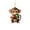 B, variant on Gytml Cute 2D Flat Monkey Christmas Ornaments, Cartoon Animal Hanging Decor, 3.14" Lightweight Tree Pendant For Holiday Party & Home Decor(B-3.14")