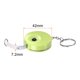 thumbnail image 2 of Métrica Cinta 1,5M/60 Pulgadas Retráctil Sastres Métrica Cinta Bolsillo Tamaño con Llave Cadena para Cuerpo, Tela, Costura y Manualidades Medidas, Verde, 2 of 5
