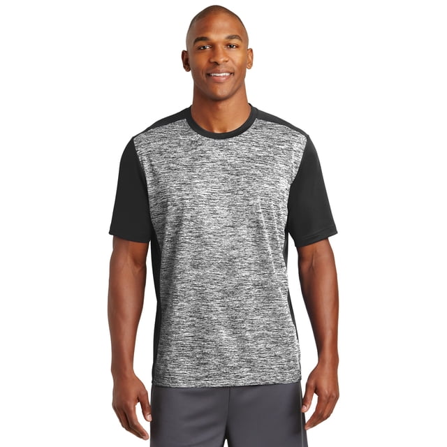 SPORT-TEK PosiCharge Electric Heather Colorblock TEE F20 deporte-tek ST395