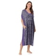 thumbnail image 6 of Layla Women’s Sleepwear 46” Knit Caftan, XS-5X, 6 of 6