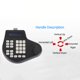 thumbnail image 4 of Teclado De Cámara Domo, Controlador De Cámara PTZ Analógica, Memoria De Fallo De Alimentación De 100-240 V Para Monitor, 4 of 7