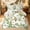 Green, variant on meiyoeat Whimsical Train Full Size Bedding Sets for Kids, Rainbow Cloud Full Size Bed in a Bag for Bedroom, Multicolor, Polkadot Reversible, 7pcs