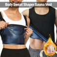 thumbnail image 4 of Gilet de Sauna Anti-Transpiration Gilet de Mise en Forme L-TG Femmes, 4 of 8