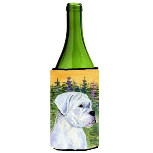 Carolines Treasures SS8198LITERK Boxer Wine bottle sleeve Hugger