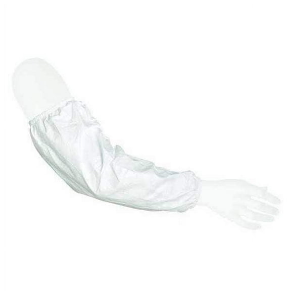 Dupont Disposable Sleeve,White,18",PK100 IC501BWH0001000C