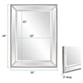 thumbnail image 3 of Howard Elliott Roberto Wall Mirror - 36W x 48H in., 3 of 3