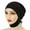 Black, variant on Womens Beanies for Winter Beige Muslim Turban Cap with Scarf Polyester Cuffed Thick Knitted Unisex Winter Hat Beanies Skull Cap One Size