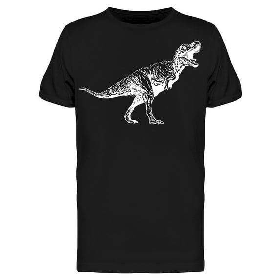 Graphical Angry Tyrannosaurus T-Shirt Men -Image by Shutterstock, Male XX-Large