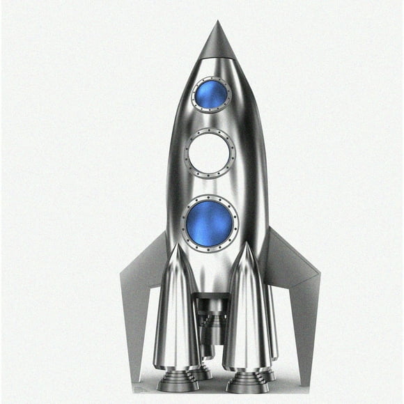 Rocket Blastoff Taille Réelle Debout