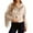 White, variant on Women's Fashionable Casual Retro Lapel Long-sleeved Tassel Suede Jacket with Unique Design for Autumn Winter Trendy and Elegant Wear,White S