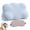 Lake blue, variant on Cloud Pillow Mellow Sleep Pillow, Dual Height Contour Cervical Pillow For Back & Stomach Sleepers With Ergonomic Support