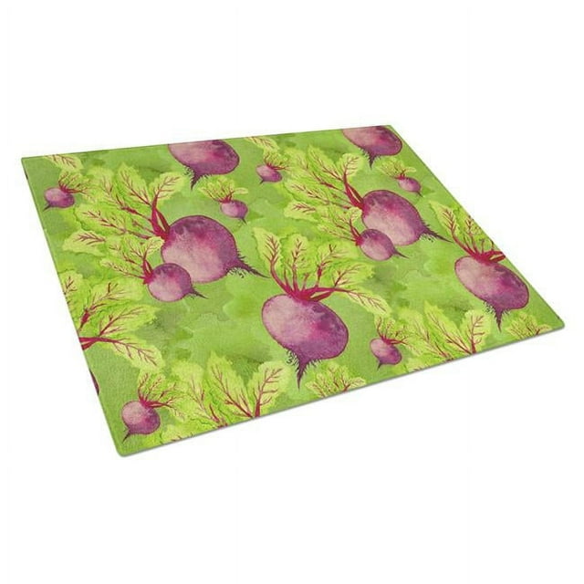 Carolines Treasures BB7574LCB Aquarelle Raddishs Planche à Découper en Verre, Grand