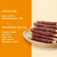 thumbnail image 4 of (5 pack) Jungle Calling Dog Treats Duck Wrapped Rawhide Sticks Grain-Free Natural Chewy Treats Puppy Snacks, 4 of 10