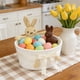 thumbnail image 1 of Cesta Tejida a Mano, Cesta de Almacenamiento, Cesta de Almacenamiento Miscelánea, Lindos Conejos, Osito de Peluche de Escritorio, Cesta Pequeña, Cesta de Entrada, 1 of 6