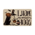thumbnail image 5 of Sm:)e I Hope You Brought Boos Spider Web Halloween Doormat, Home Decor Low-Profile Switch Rug Door Mat Floor Mat for Indoor Outdoor 17x29 Inch, 5 of 7