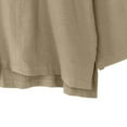 thumbnail image 6 of Zylarhe Men T Shirts Men's T Shirt Solid Color Loose Clothes V Neck Men's Long Sleeve Shirt Night Shirts for Men Sleepwear, 6 of 7