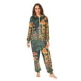 thumbnail image 2 of FORMRS Onesies Pajama for Adults Unisex Hoodie Winter Jumpsuit One Piece Sleepwear, Sizes S-2XL, Forest Mushroom, 2 of 7
