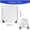 thumbnail image 2 of 2PCS Drawstring Bags PE Bags Drawstring Gym Bag Fluorescent Green Draw String Bags Drawstring Backpack for Sports, Gym, Travel, Swimming, Beach for Women Men, 2 of 7