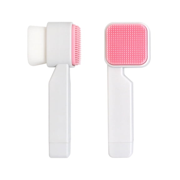 Side Facial Cleansing Brush Deep Pore Cleaning Tool Gentle Exfoliating Beauty Skin Care Device