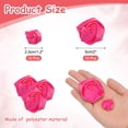 thumbnail image 2 of 20pcs 2Tamaños Rosas de Cinta de Satén 2.5cm/5cm Flores de Rosa Artificial de Tela para Manualidades DIY (Rosa Claro), 2 of 5