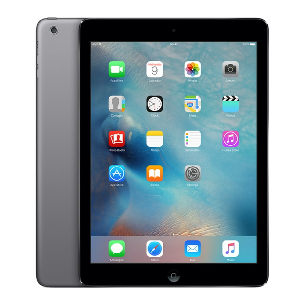 Refurbished Apple iPad Air 128GB Space Gray Wi-Fi RBME898LL/A - Walmart