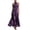 Purple, variant on EliteGoogv Womens Floral Dresses Sleeveless Backless Long Dresses For Women Relaxed Loose Fit Irregular Hem Summer Dresses Beach Vacation Wedding Guest Dresses Pink