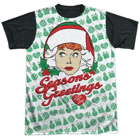 I Love Lucy Secret Pattern Unisex Adult Halloween Costume Sublimated T Shirt