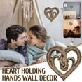 thumbnail image 1 of XWSHYW Decoraciones para El Hogar Corazón Tomados de La Mano Arte Decorativo de Pared Artesanía Decoración de Pared, 1 of 6