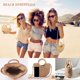 thumbnail image 4 of Bolso de hombro de paja, tejido Dailyacc, para verano, playa, mujer, 4 of 6