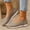Khaki, variant on YOUYEDIAN Flat Shoes for Women Dress Slip on Non Slip Loafers Spring Fall Business Walking Shoes Casual Closed Toe Orthopedic Shoes (Khaki)