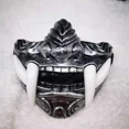 thumbnail image 1 of New Halloween Prajna Half Face MaskSilverNosize Gao Jinjia unisex, 1 of 2