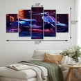 thumbnail image 4 of Designart "City Rides on a Scooter III" Transportation Metal Wall Décor Set, 4 of 5