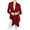 Burgundy, variant on Women's Solid Open Front Long Sleeve Lightweight Soft Basic Sweater Cardigan