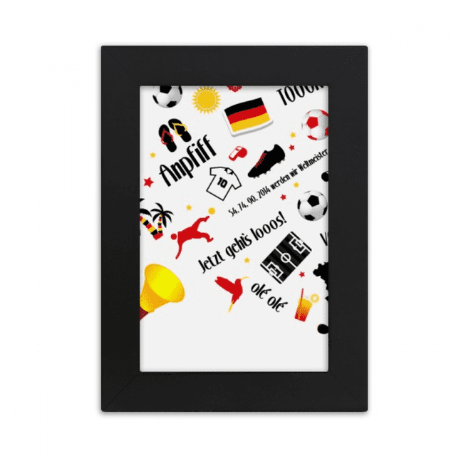 Allemagne Football Drapeau Culture Modèle Bureau Photo Cadre Image Affichage Art Peinture Exposition