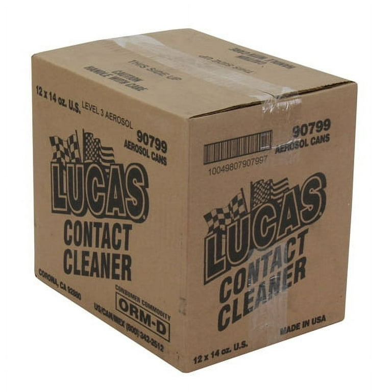  Lucas Oil Extreme Duty Contact Cleaner Aerosol - 11 oz (1 pack)  : Health & Household