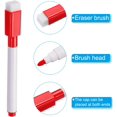 thumbnail image 4 of shiyou-Dry Erase Marker Pens, 30 Pack Red Ink Fine Point Low Odor Whiteboard with Eraser Cap for Office Home Classroom, White Pen Rod, 4 of 4