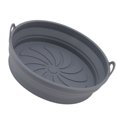 thumbnail image 1 of Panier de Friteuse en Silicone Rond Antiadhésif Réutilisable Doublure en Silicone avec Poignées pour la Maison, 1 of 7