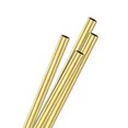 thumbnail image 1 of Tubo redondo de latón H62 de 4 piezas de Uxcell, 3 mm de diámetro exterior, 0.2 mm de grosor, 300 mm de longitud, tubería recta para construcción/mecanizado/manualidades, tubería recta de metal, 1 of 1