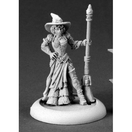 Miniature Witch - Reaper Miniatures Dita, Steampunk Witch #50236 Chronoscope D&D RPG Mini Figure
