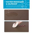 thumbnail image 3 of 2-Piece Pretigo Anti Fatigue Kitchen Rug Set 17.5"x59" & 17.5"x30"Cushioned Floor Mat Non Slip & Waterproof - Brown, 3 of 7