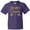 Purple, variant on Inktastic 7th Birthday Gold Lettering 7 Year Old Girl Youth T-Shirt