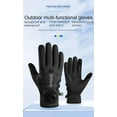 thumbnail image 2 of ‌Winter Cycling Gloves for Adults - Long, Thickened,Windproof, Water-Resistant, Grip-Enhanced, Touchscreen Compatible, Protective Sport Knob Design, 2 of 11