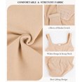 thumbnail image 6 of MANIFIQUE Womens' Waist Trainer Tummy Control Shapewear Bodysuit Top, 6 of 7