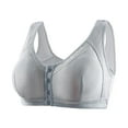 thumbnail image 3 of Underwire Bra For Older Women Bras For Seniors Front Closure Comfortable Convenient Brassiere Running Sports Bras Womens Bras Push up No Underwire Bras Bulk Low Back Bras for Women Women Bras plus, 3 of 3