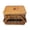 Blue, variant on Amish Double Pie Carrier Basket With Solid Oak Bottom, Tray, Lid, and Handles (Green)